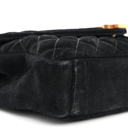 Saint Laurent Suede Tri-Quilt Monogram Medium College Bag Black 9 of 11