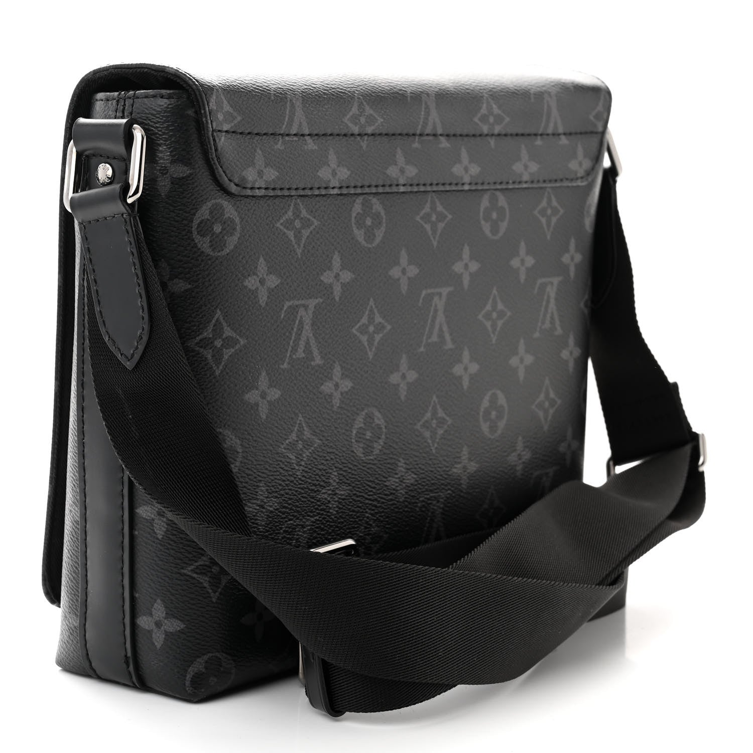 Louis Vuitton Monogram Eclipse District PM NM Black 3 of 9