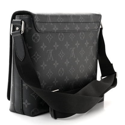 Louis Vuitton Monogram Eclipse District PM NM Black 3 of 9