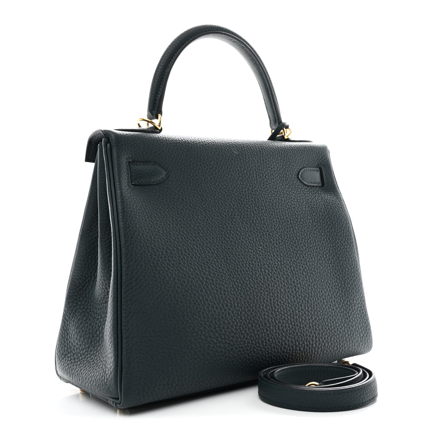 Hermes Togo Kelly Retourne 28 Vert Cypress 3 of 10