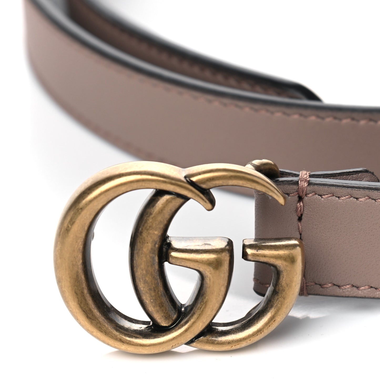 Calfskin Double G 20mm Belt 90 36 Porcelain Rose