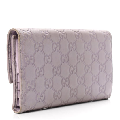 Gucci Guccissima Continental Wallet Lilac 2 of 5