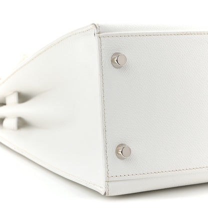 Hermes Epsom Kelly Sellier 32 White 9 of 12