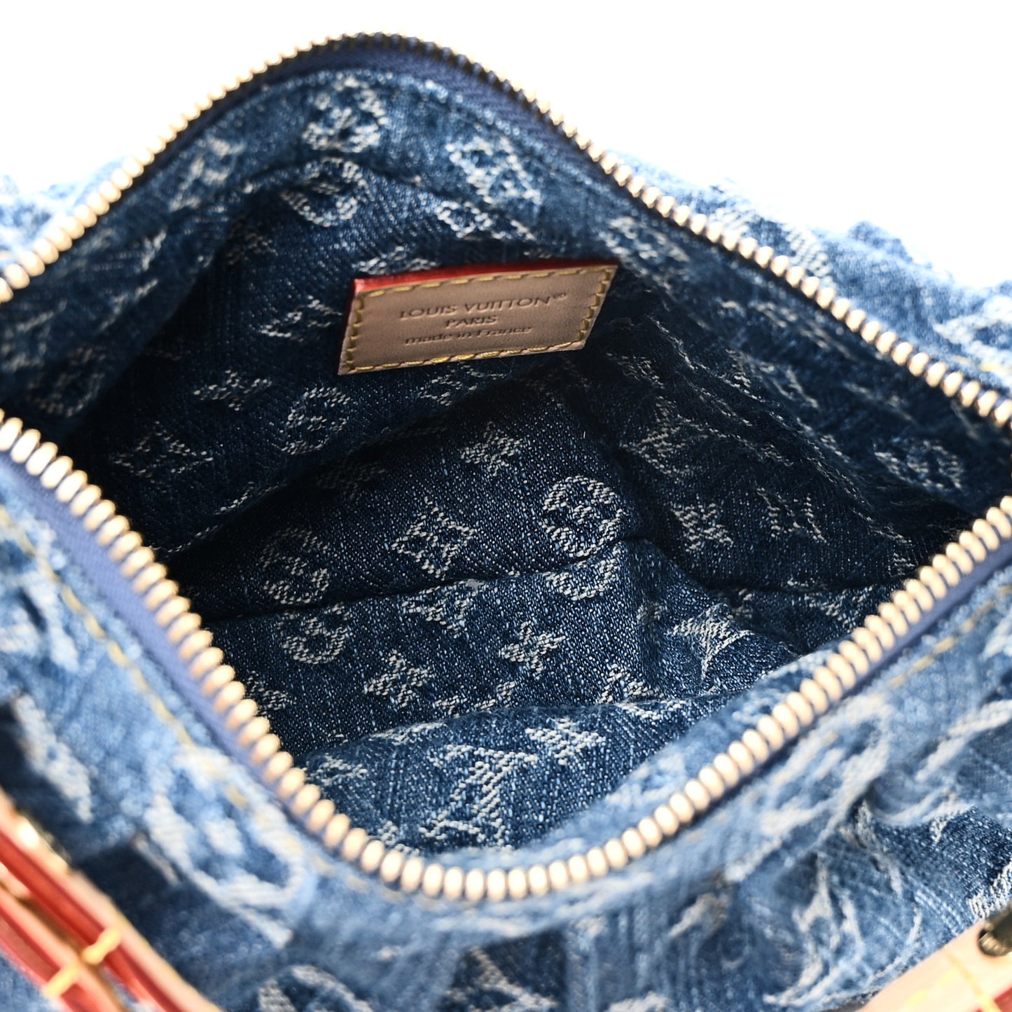 Monogram Denim Pochette Valley Blue