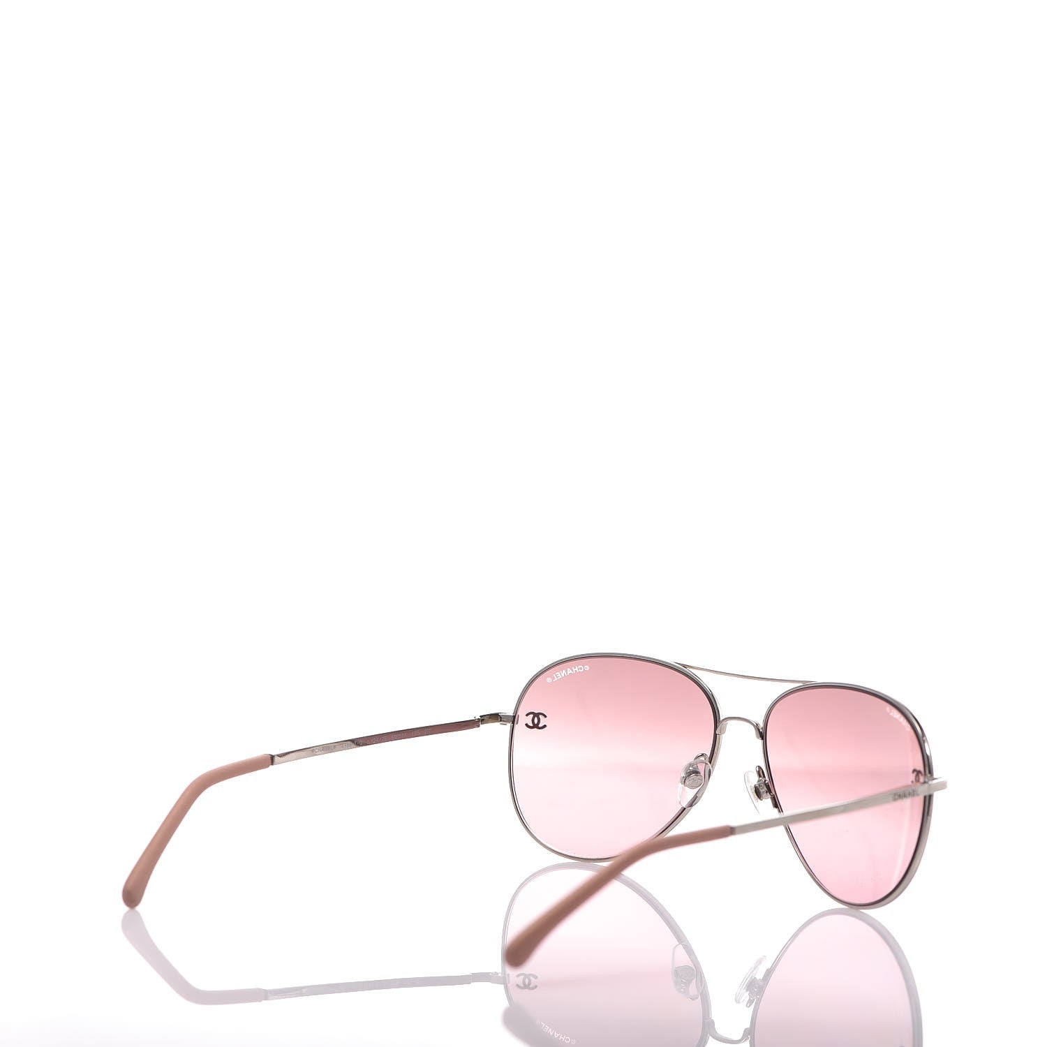 Chanel CC Aviator Sunglasses 4189-T-Q Pink 4 of 7