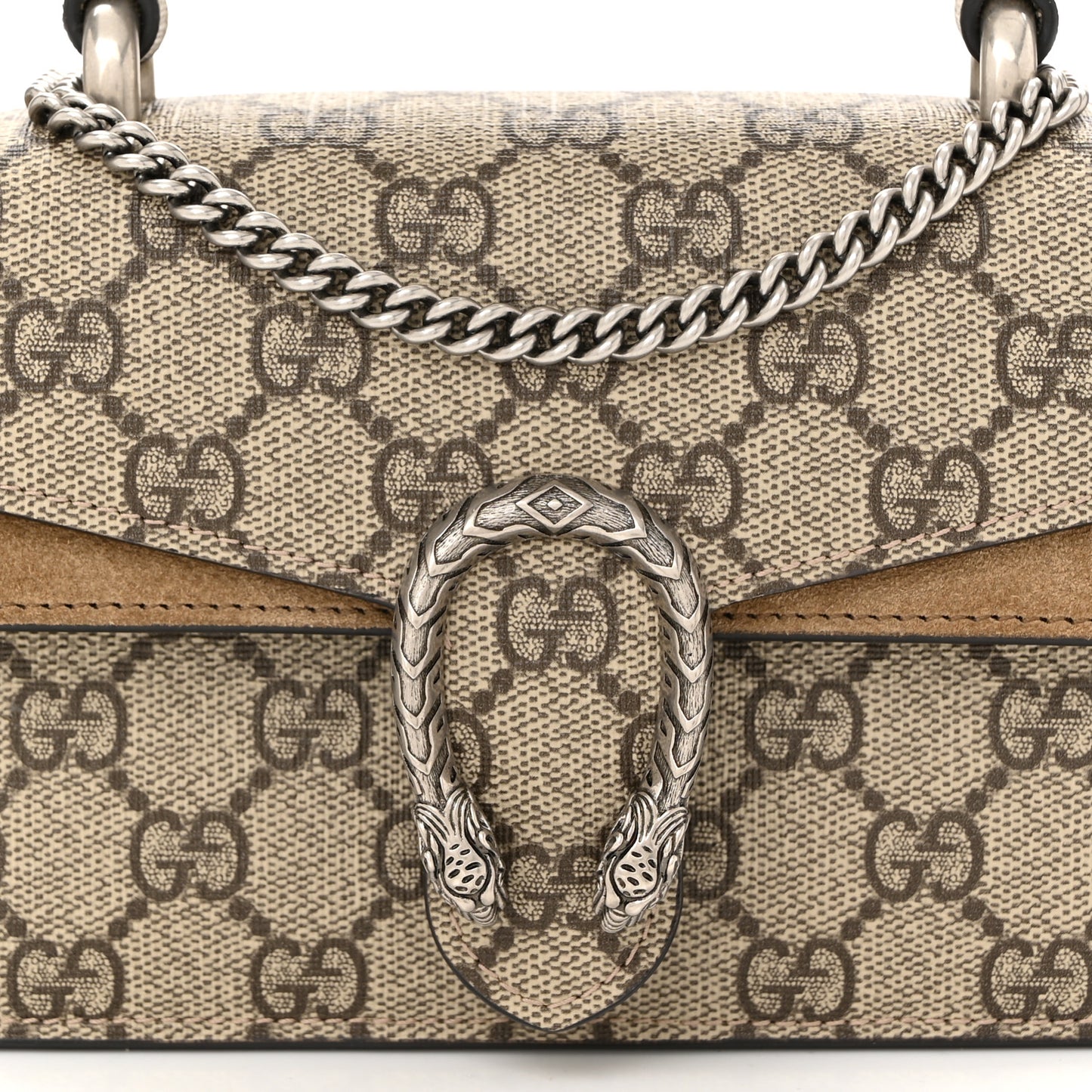 GG Supreme Monogram Mini Dionysus Top Handle Bag Taupe