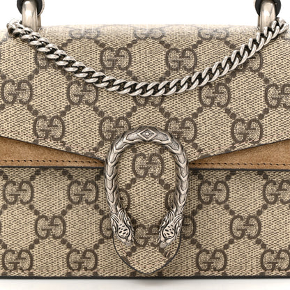 Gucci GG Supreme Monogram Mini Dionysus Top Handle Bag Taupe 7 of 9