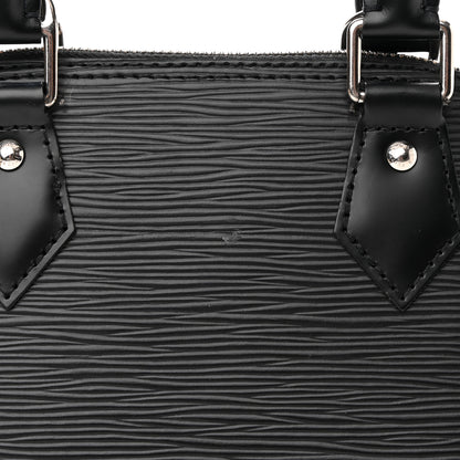 Louis Vuitton Epi Jacquard Alma BB Black 10 of 13