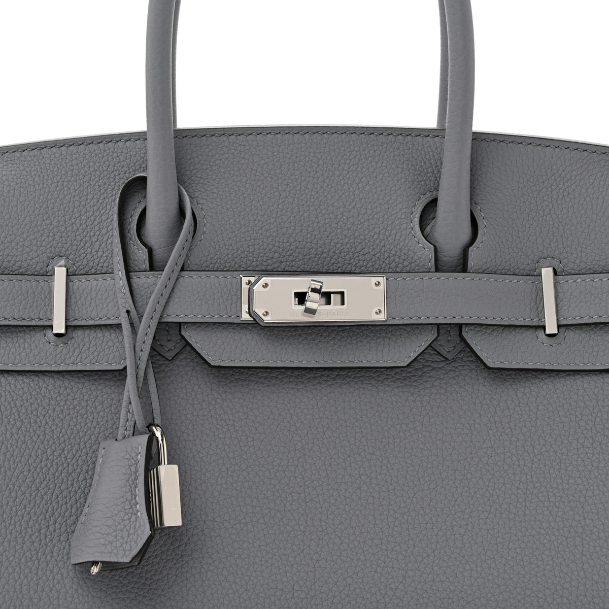 Hermes Togo BIRKIN 30 Gris Pantin 8 of 10
