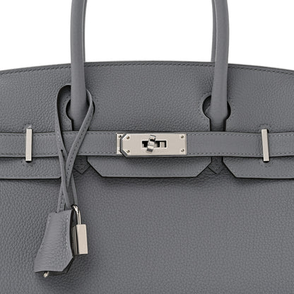 Hermes Togo BIRKIN 30 Gris Pantin 8 of 10