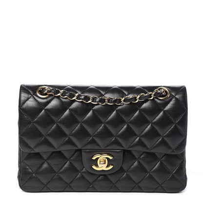 Chanel Lambskin Quilted Small Double Flap Black 1 of 11