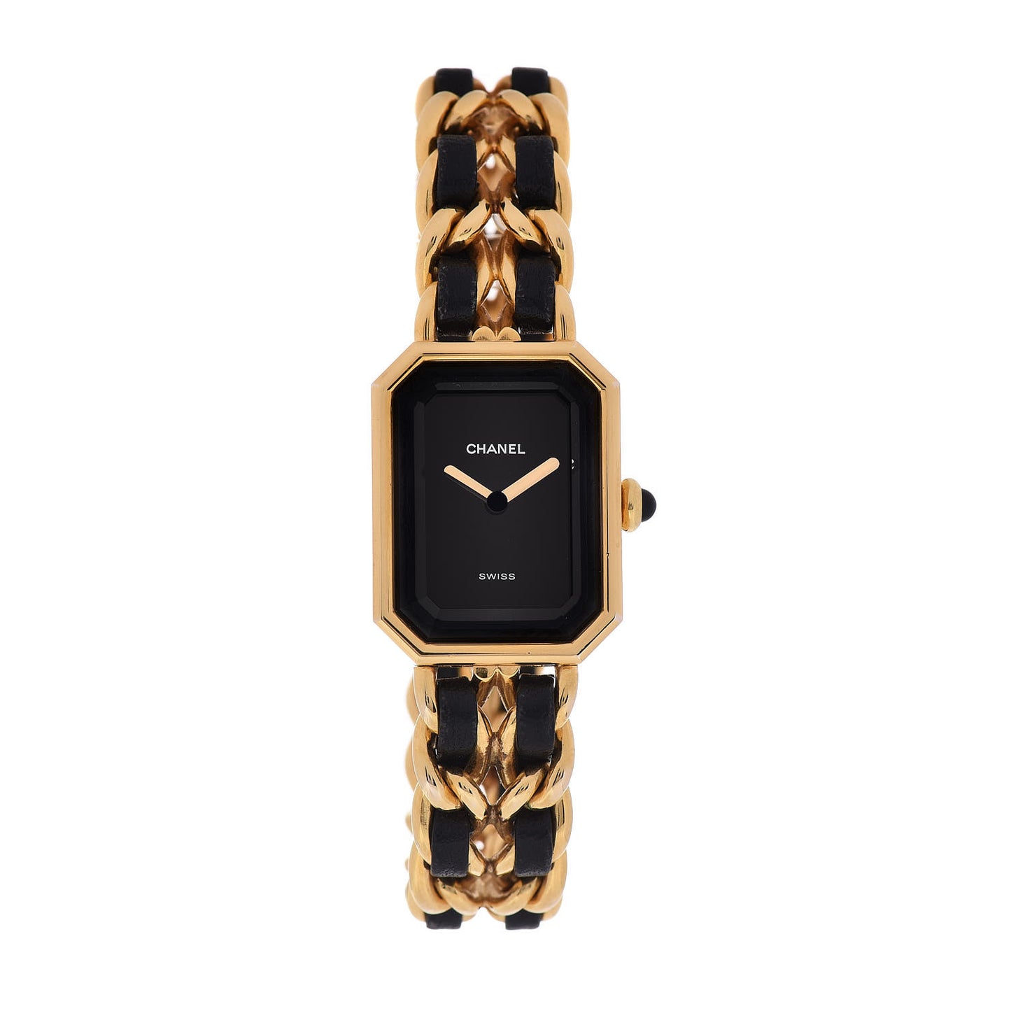 Stainless Steel Lambskin 20mm Chain Premiere Quartz Watch Gold M