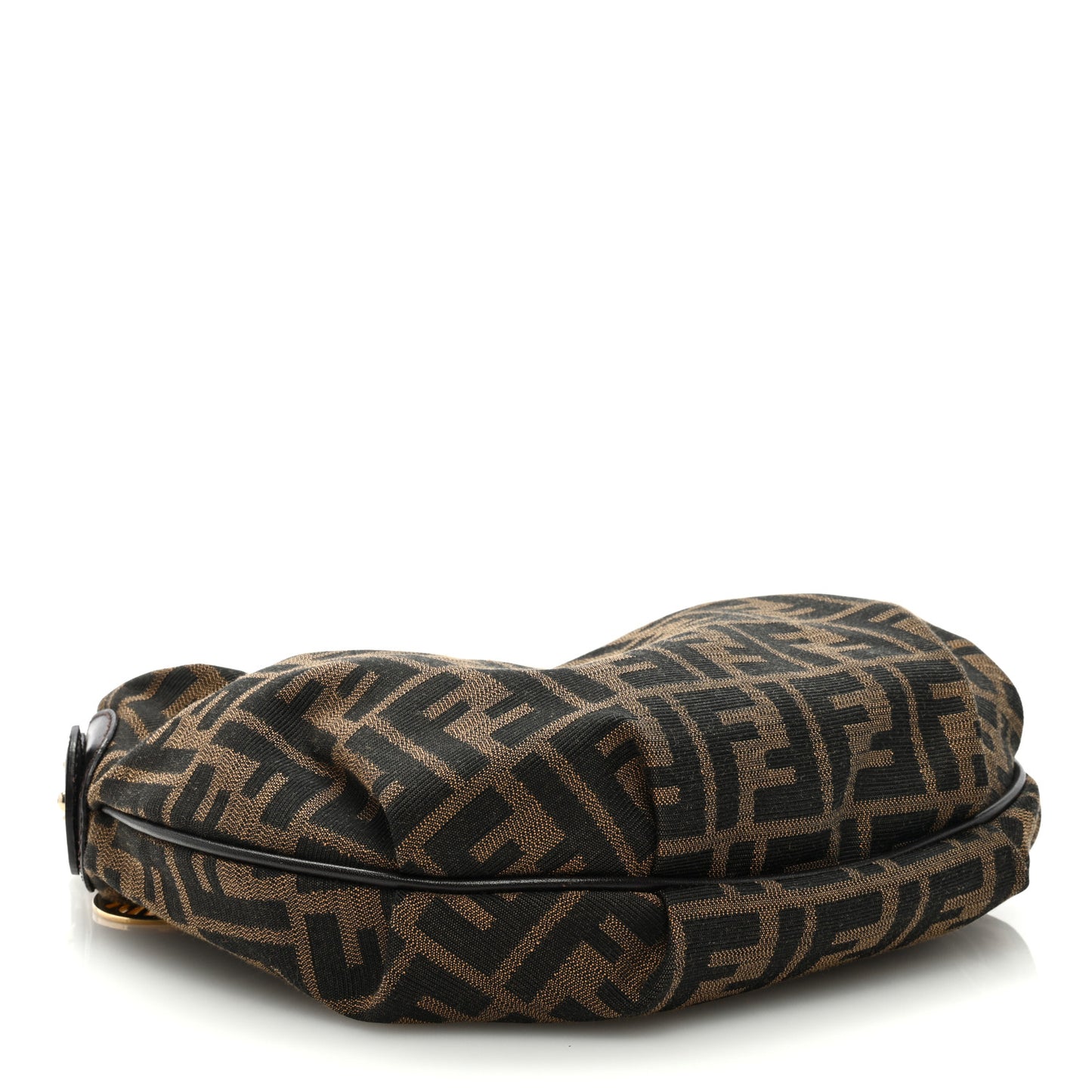 Zucca Small Chef Chain Hobo Tobacco