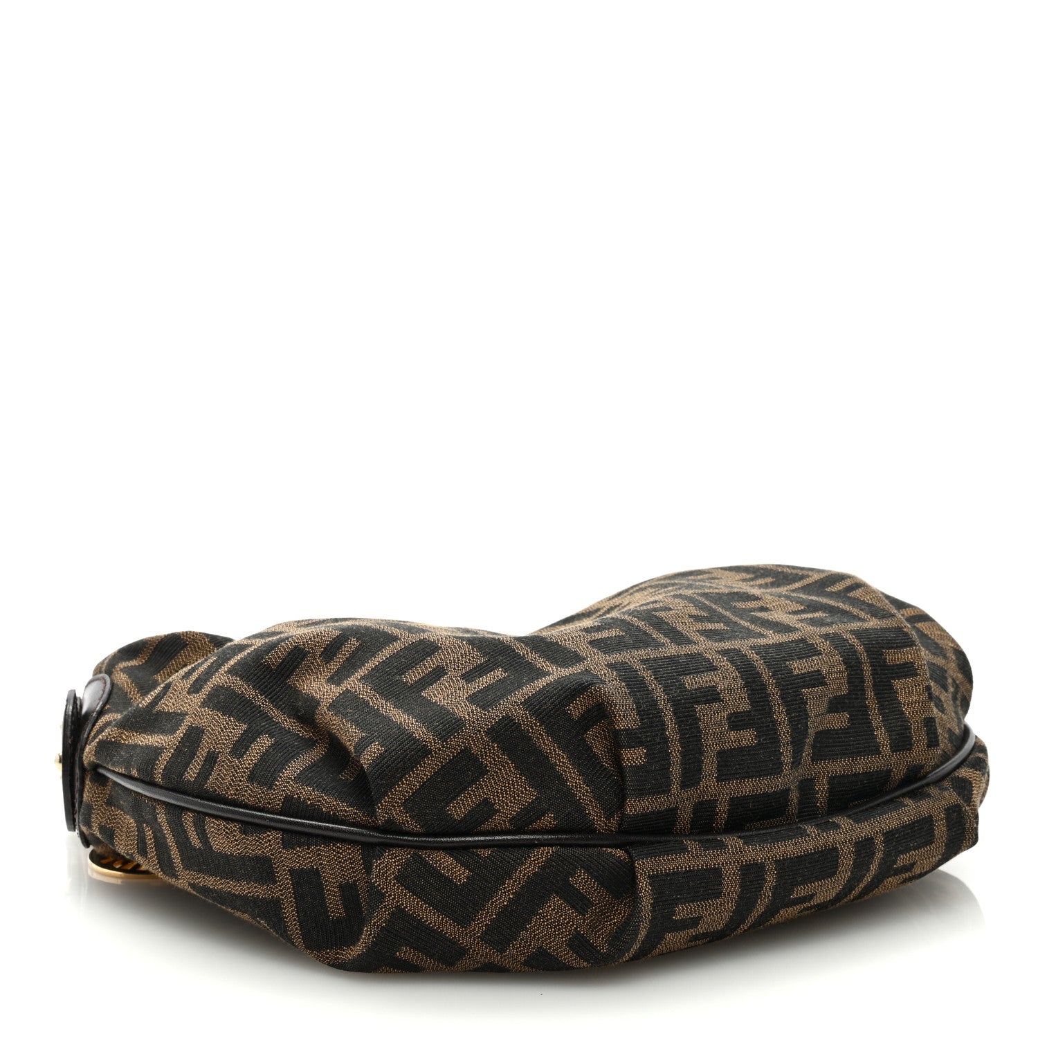 Fendi Zucca Small Chef Chain Hobo Tobacco 4 of 8