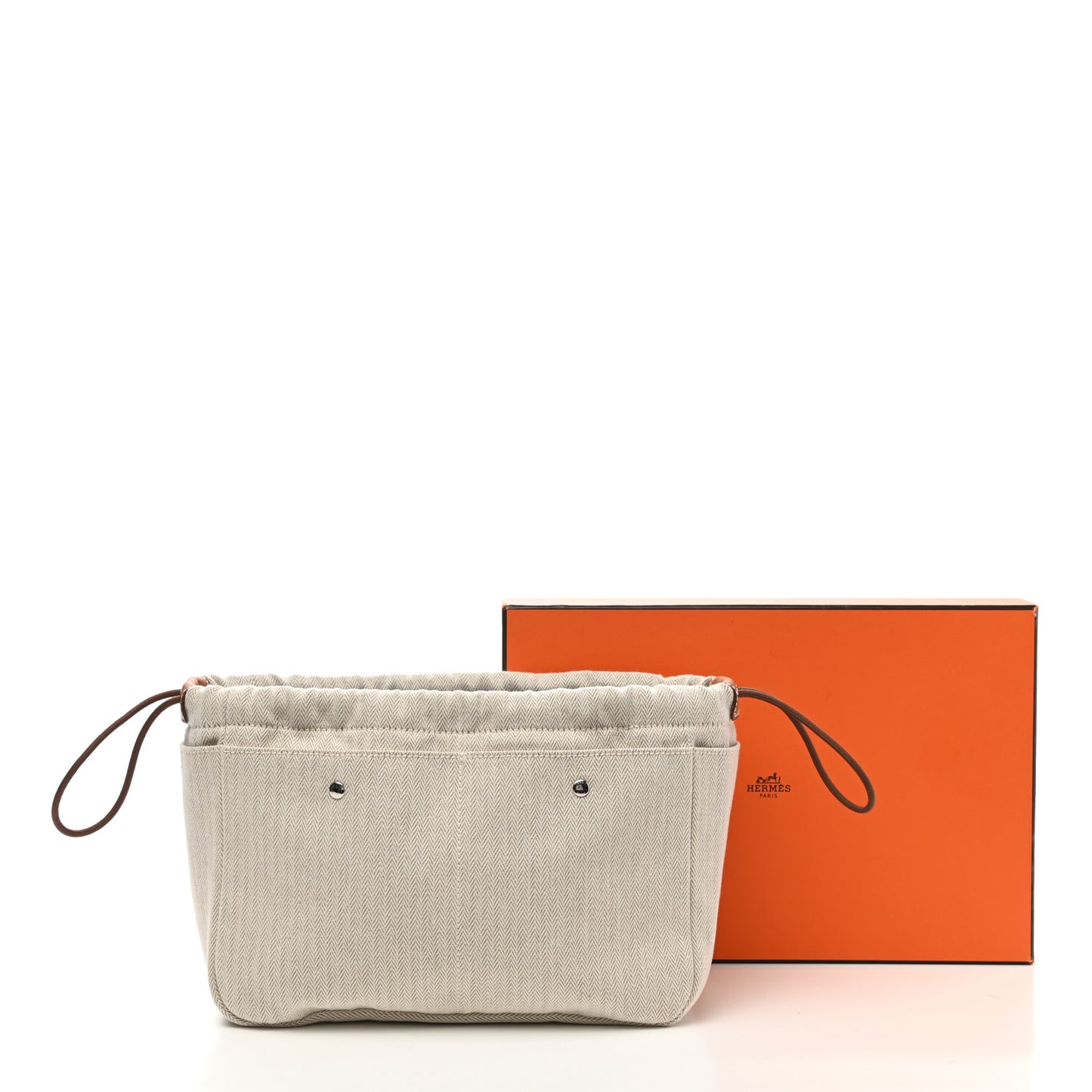Canvas Barenia Fourbi 25 MM Pouch Naturel Fauve