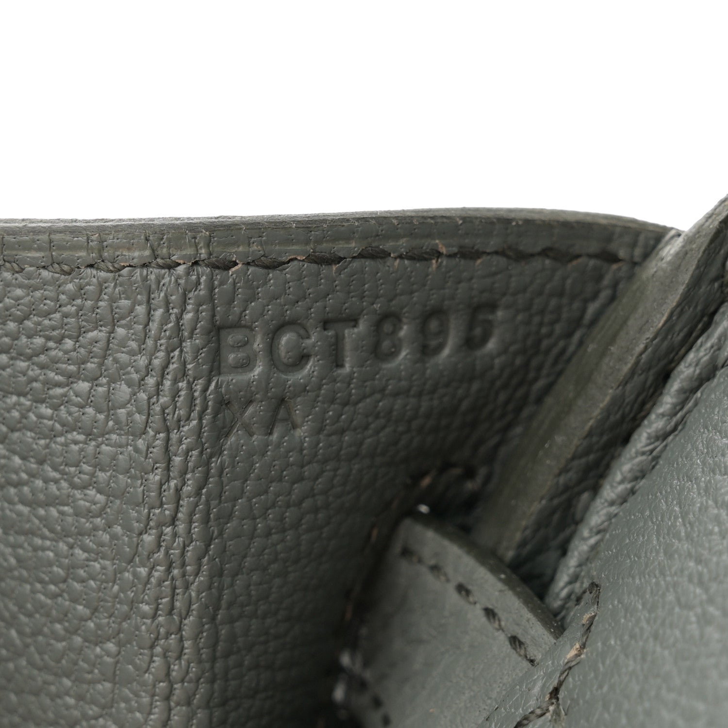 Hermes Togo Birkin 25 Vert Amande 7 of 11