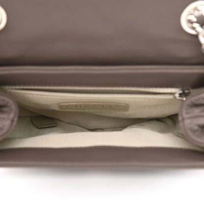 Chanel Washed Lambskin Quilted Mini Chain Around Flap Taupe 5 of 11