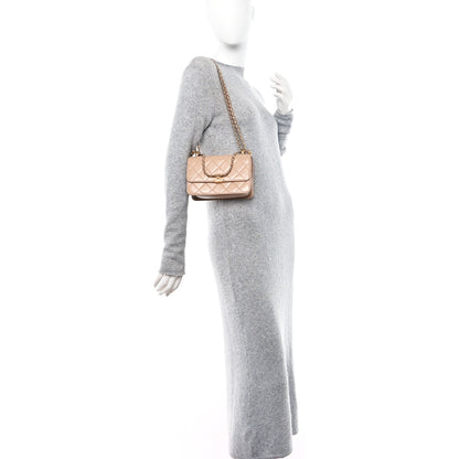 Chanel Calfskin Quilted Mini Perfect Fit Flap Beige 2 of 10