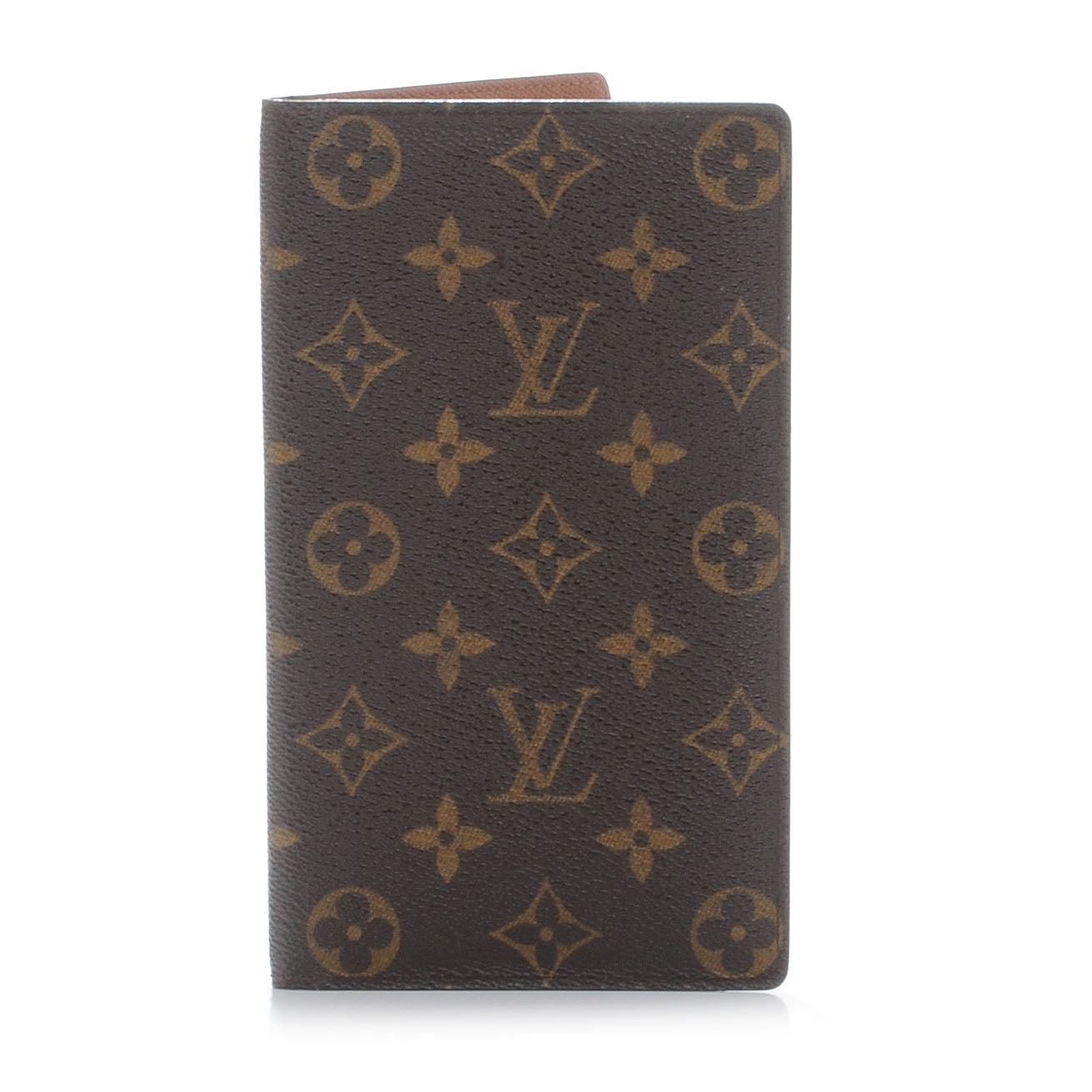 Monogram Porte Chequier Cartes Credit European Checkbook Wallet