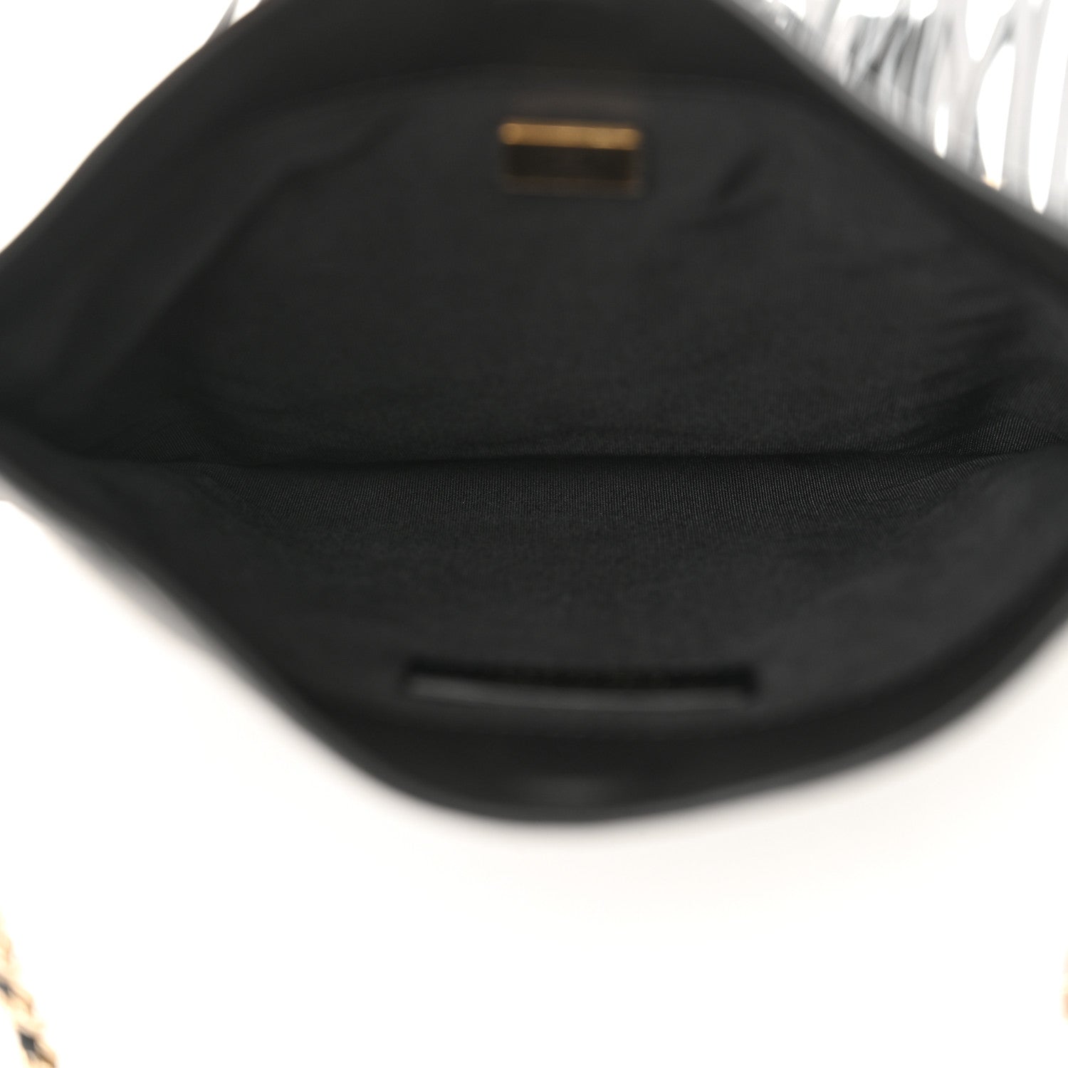 Chanel Calfskin Quilted Fringe Small Shopping Bag Black 5 of 10