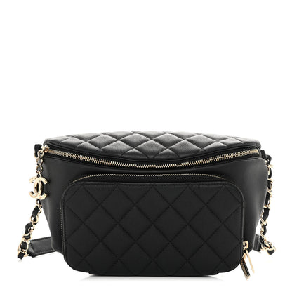 Chanel Caviar Quilted Business Affinity Waist Belt Bag Black 1 of 10