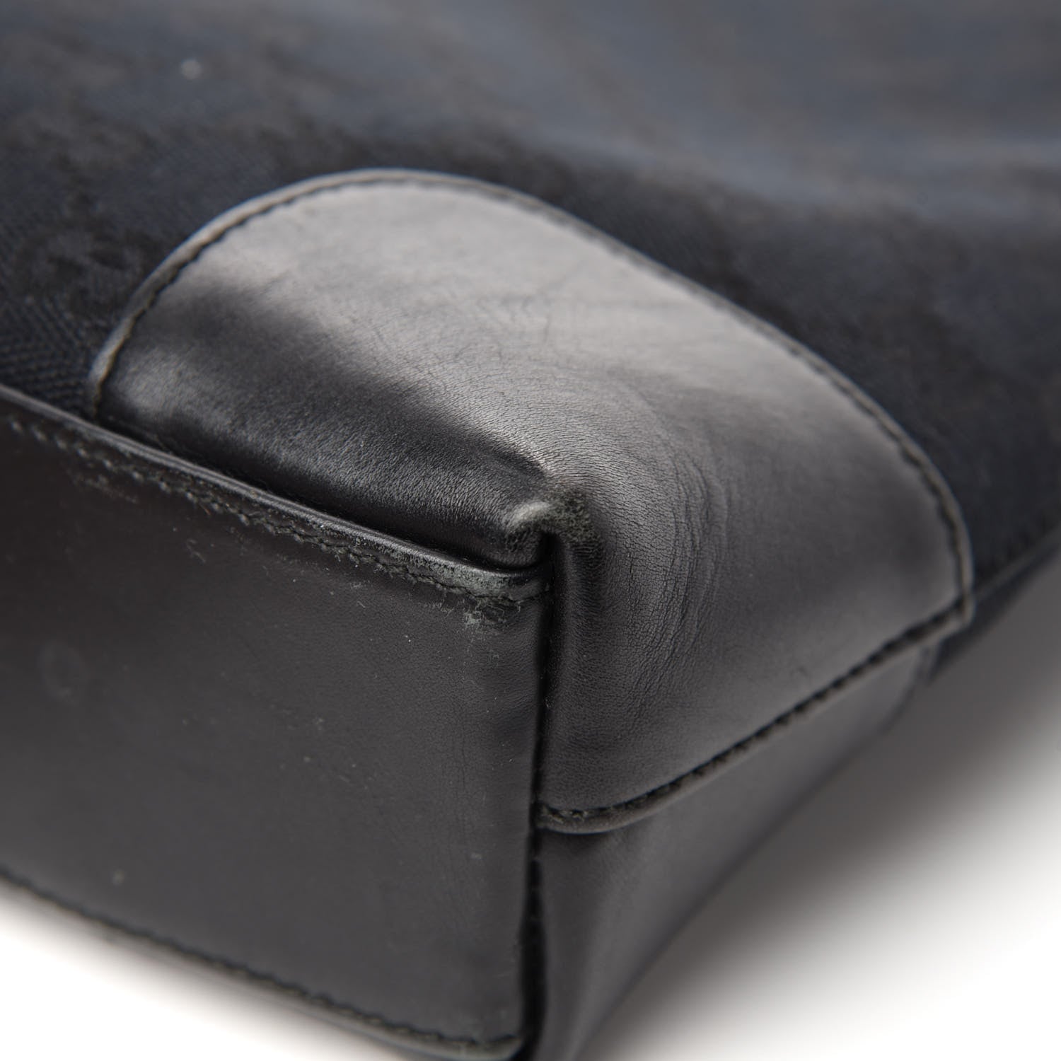 Gucci Monogram Shoulder Bag Black 9 of 14