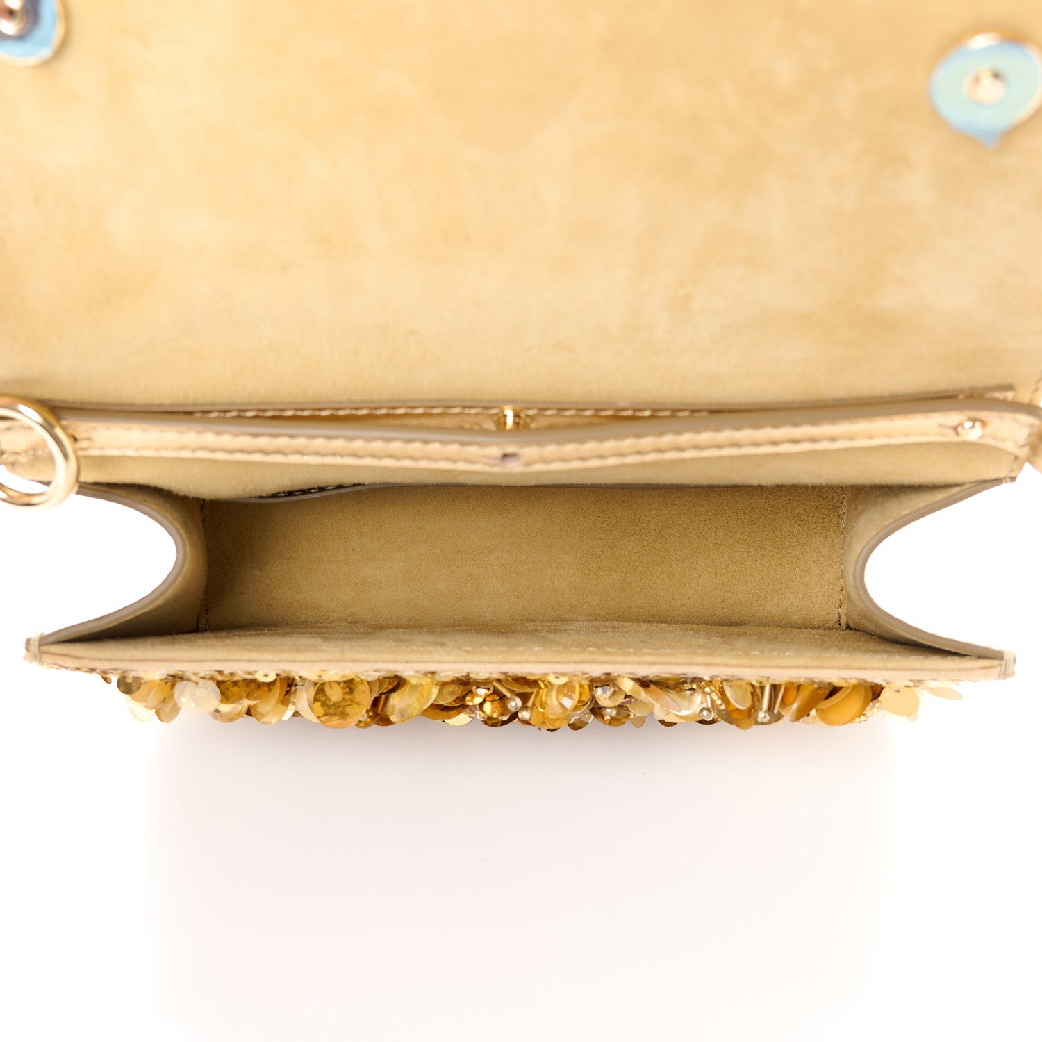 Dolce & Gabbana Sequin DG Shoulder Bag Oro 5 of 9