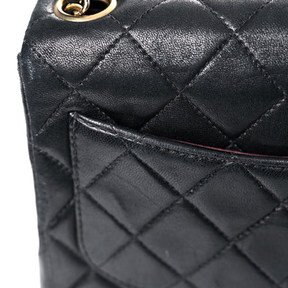 Chanel Lambskin Quilted Mini Square Flap Bag Black 20 of 28