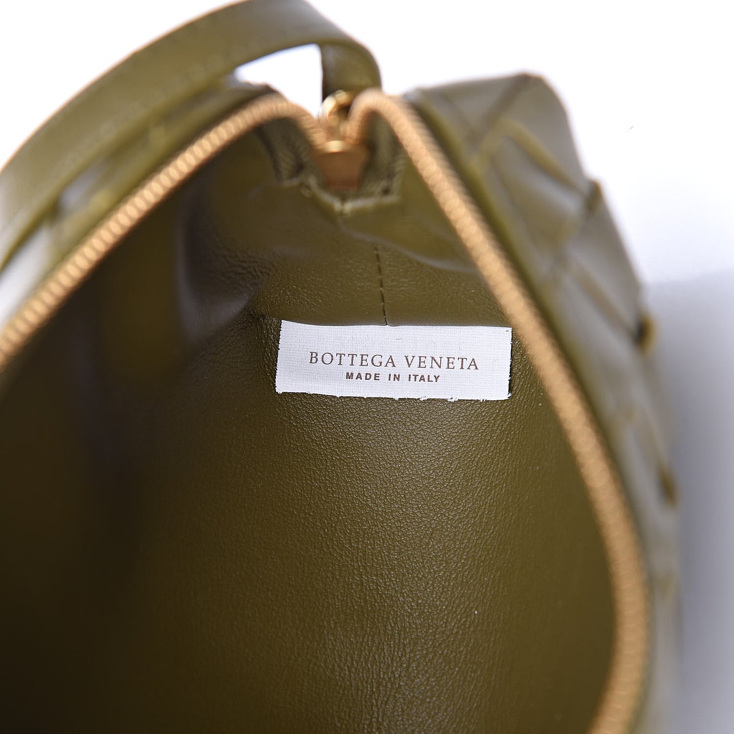 Nappa Intrecciato Mini Crossbody Mud