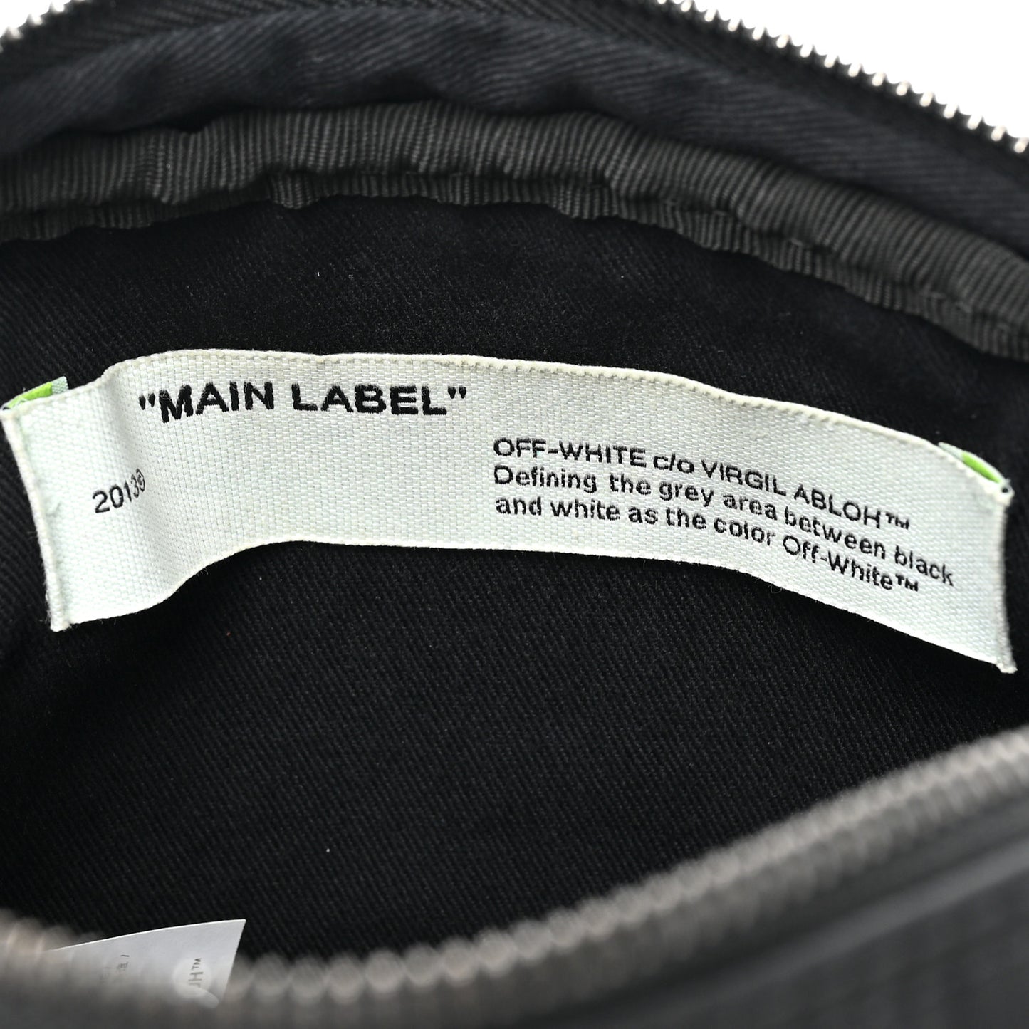 Nylon Logo Print Crossbody Bag Black