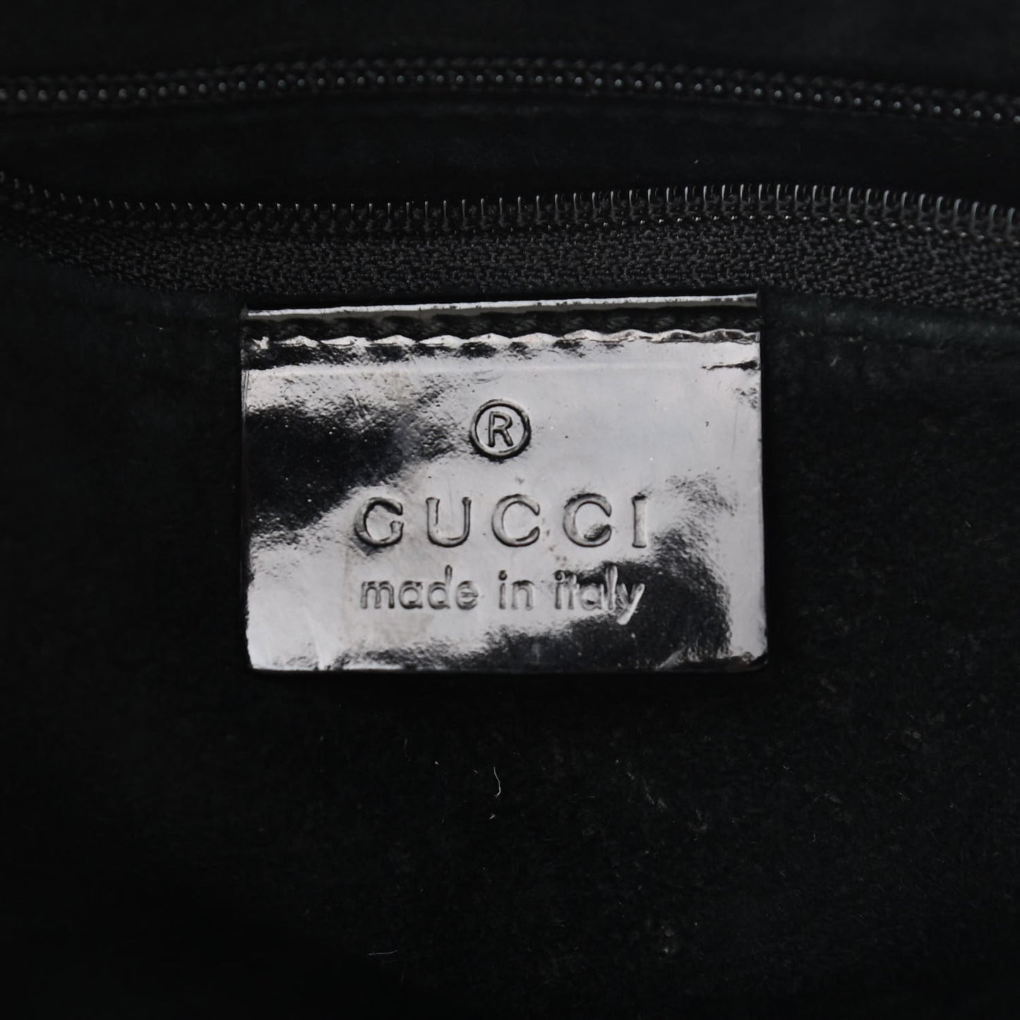 Monogram Loop Bucket Tote Black