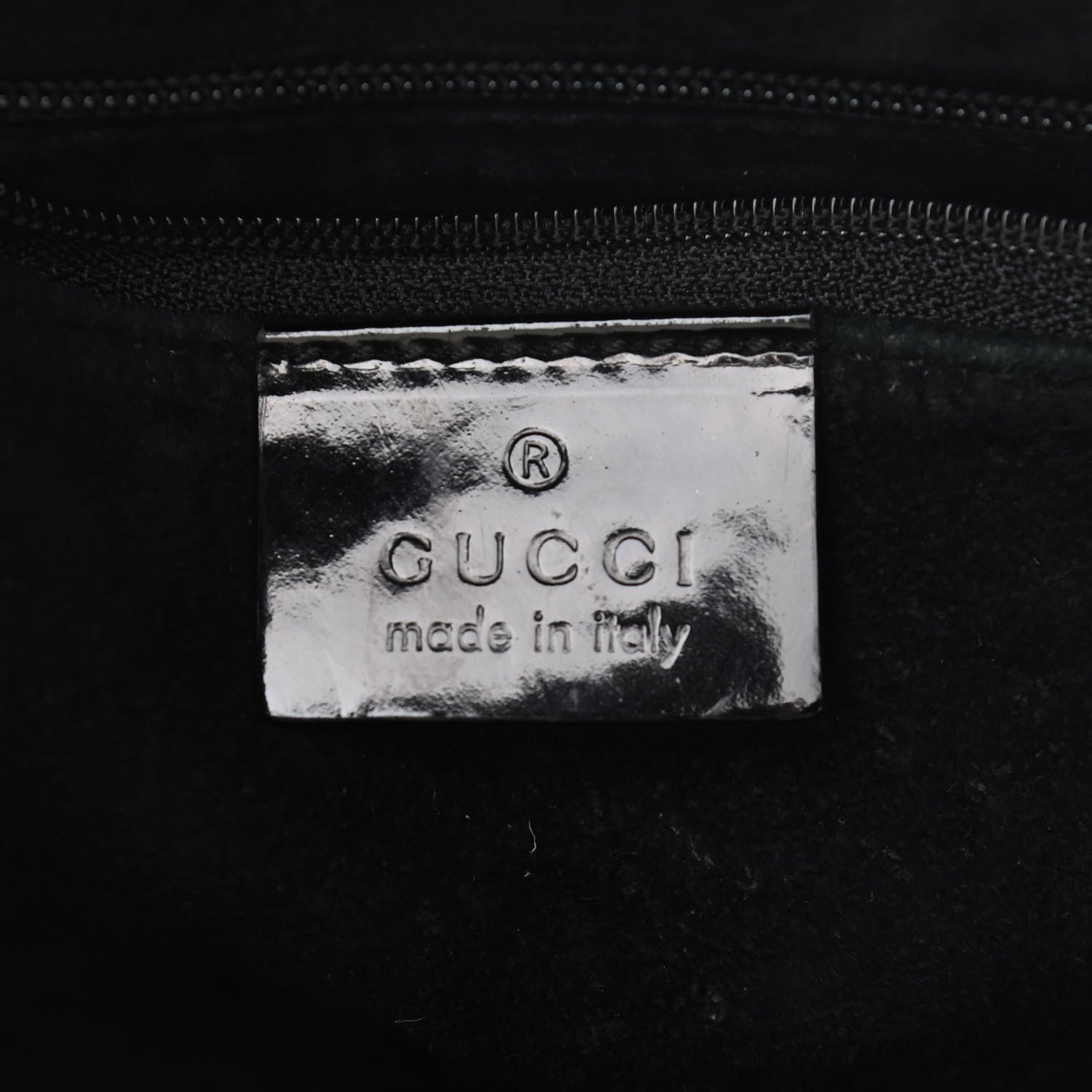 Gucci Monogram Loop Bucket Tote Black 6 of 11