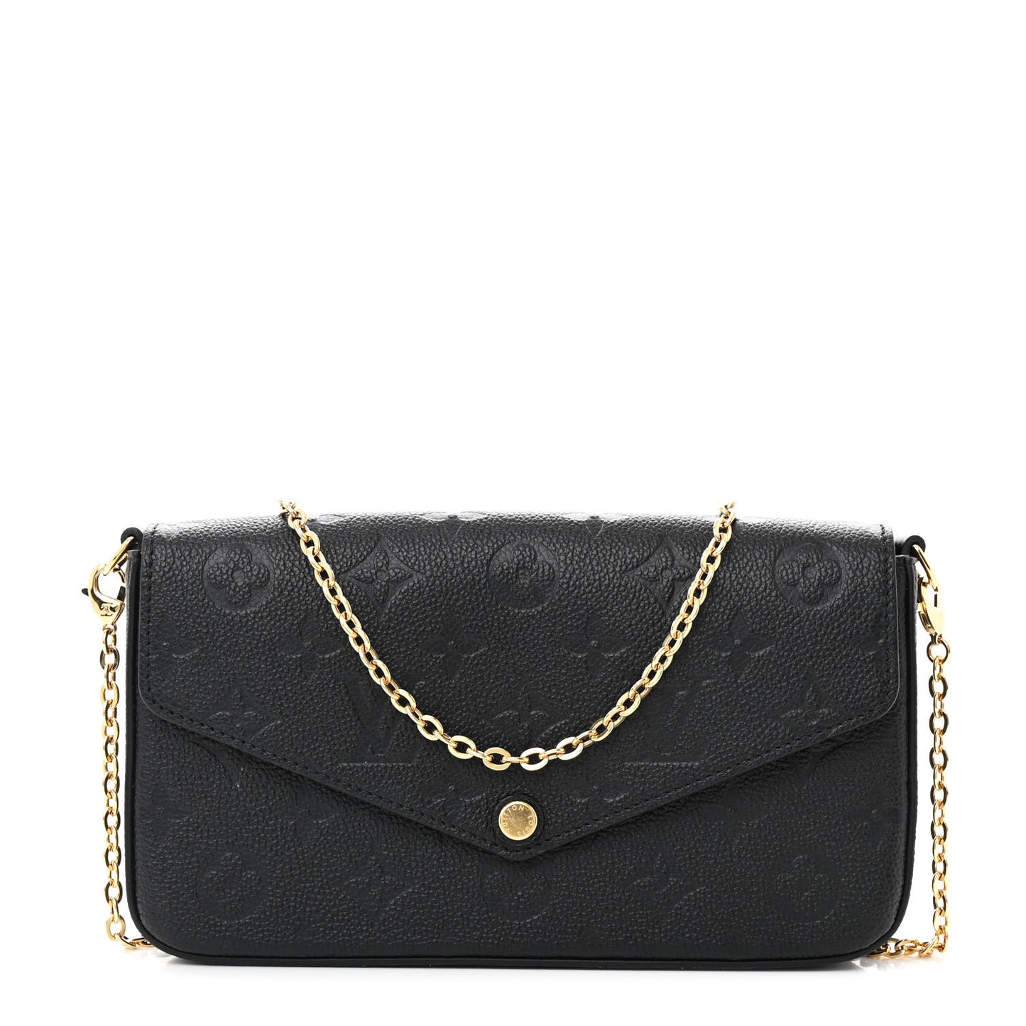 Empreinte Pochette Felicie Chain Wallet Black