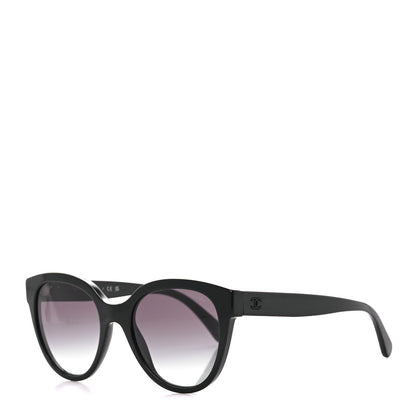 Chanel Acetate CC Butterfly Sunglasses 5414 Black Green 1 of 11
