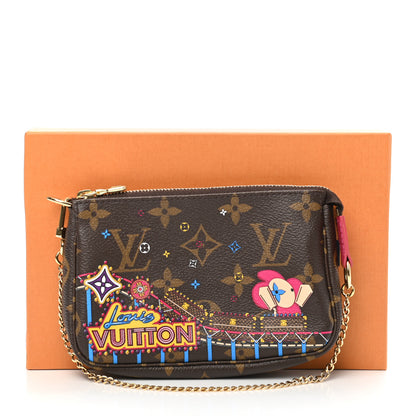 Louis Vuitton Monogram 2020 Christmas Animation Roller Coaster Mini Pochette Accessories Pivoine 8 of 8