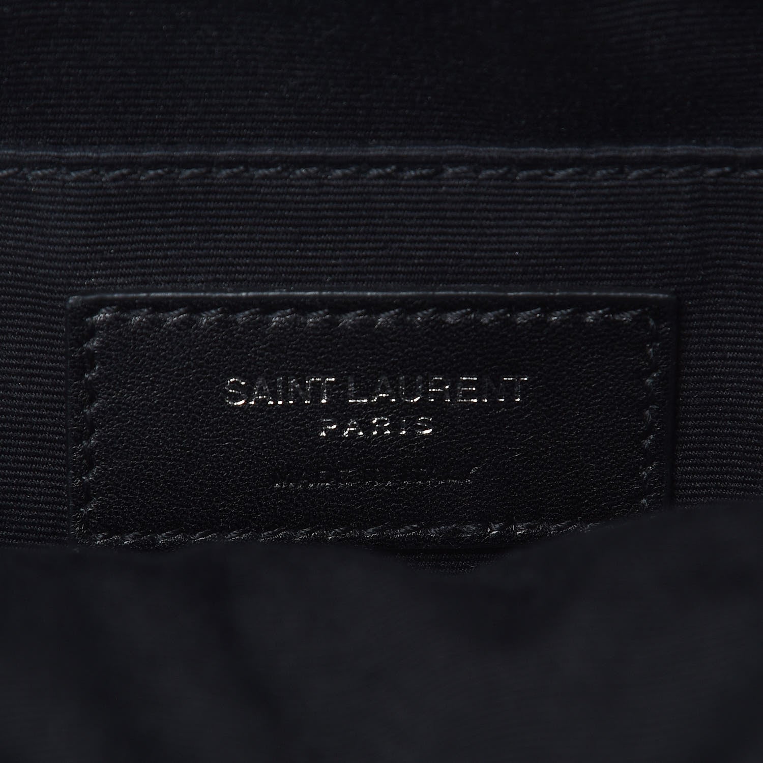 Saint Laurent Lambskin Monogram Small Lou Camera Bag Asphalt 6 of 12