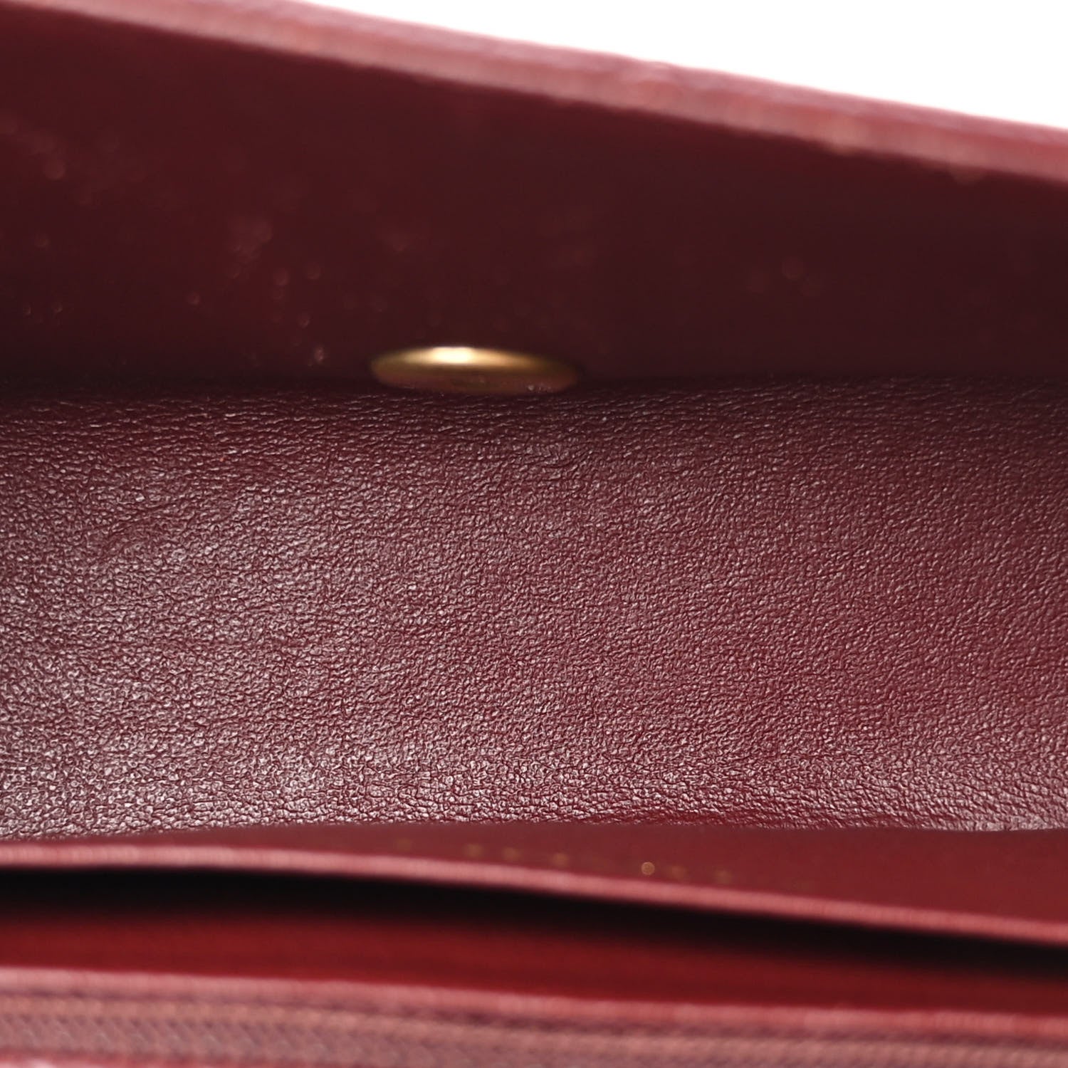 Chanel Caviar Quilted Mini Rectangular Flap Dark Red 5 of 10