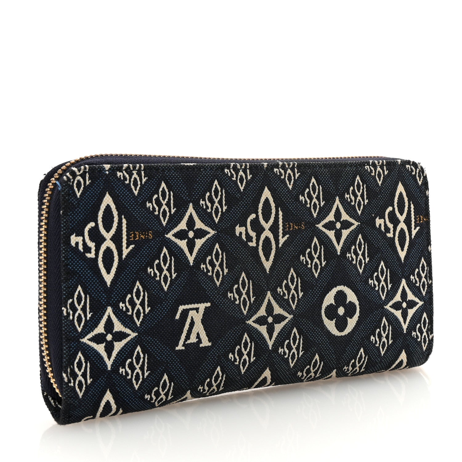Louis Vuitton Jacquard Since 1854 Zippy Wallet Blue 1760234