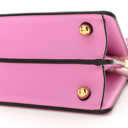 Fendi Shiny Nappa Petite Peekaboo I SEE U Satchel Rosa 11 of 11