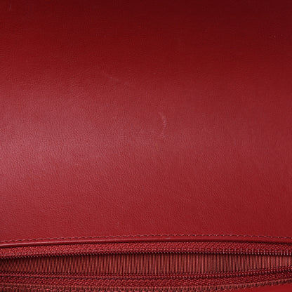 Chanel Calfskin Chevron Quilted New Medium Boy Flap Dark Red 15 of 17