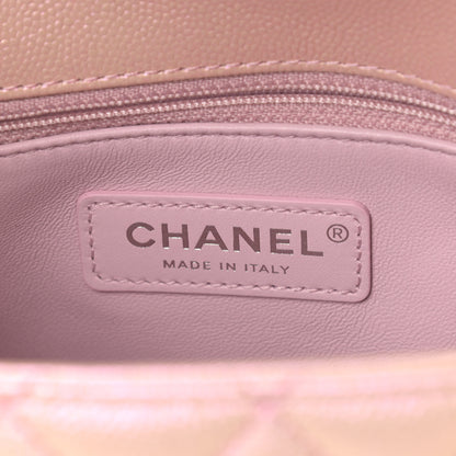 Chanel Iridescent Caviar Quilted Mini Coco Handle Flap Pink 5 of 9