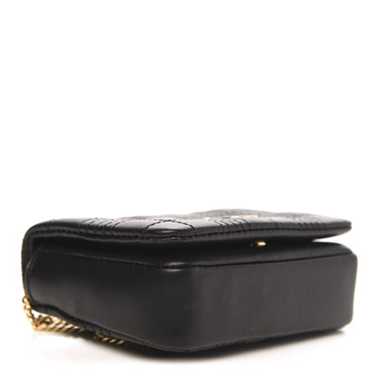 Burberry Lambskin Quilted Micro Lola Bag Black 4 of 9