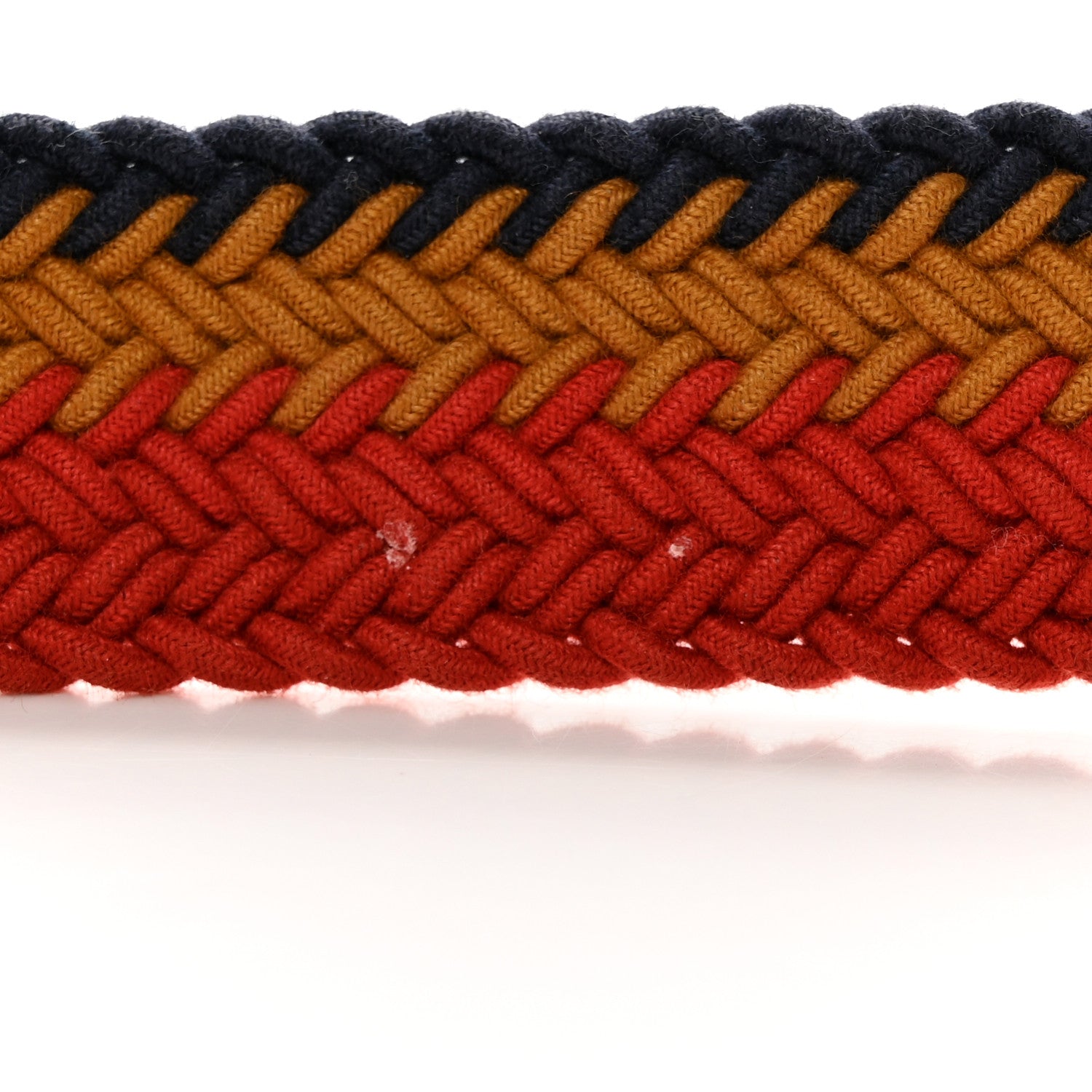 Hermes Taurillon Clemence Woven Rocabar Etriviere Belt 90 36 Multicolor 5 of 5