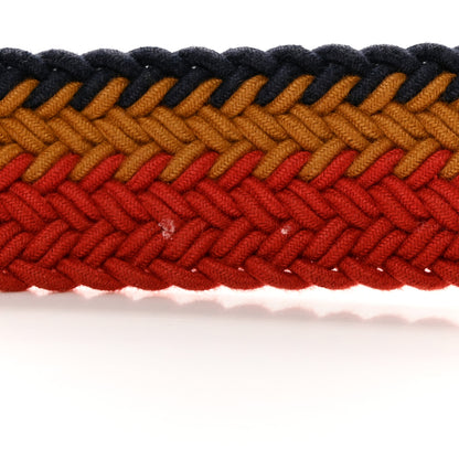 Hermes Taurillon Clemence Woven Rocabar Etriviere Belt 90 36 Multicolor 5 of 5