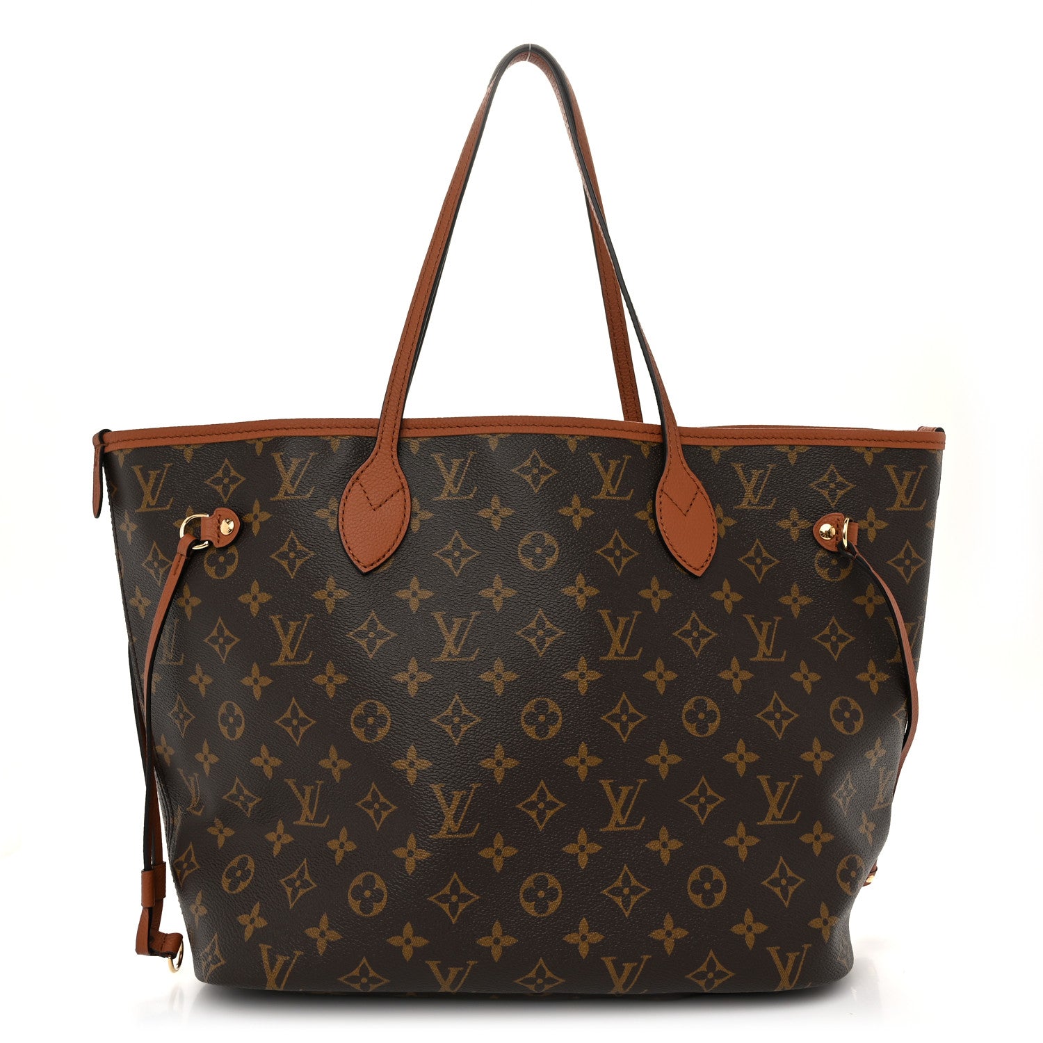 Louis Vuitton Monogram Calfskin Neo Neverfull Inside Out MM Tan 1 of 10