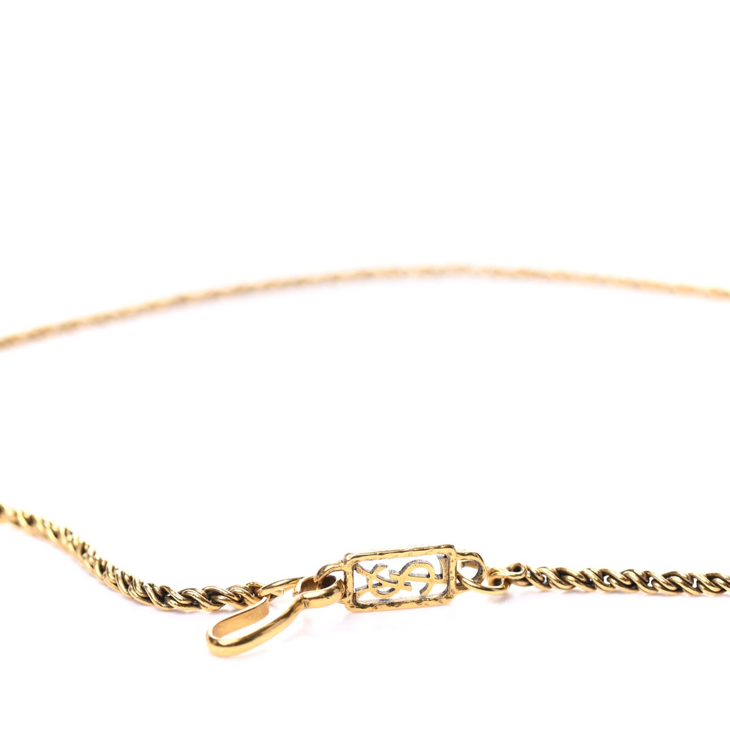 Crystal Pearl Pendant Necklace Gold