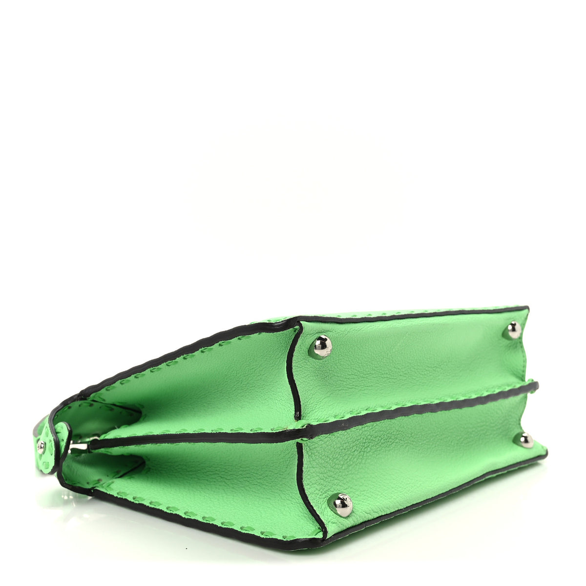 Cuoio Romano Selleria Small Peekaboo I SEE U Satchel  Tortora