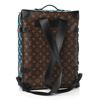 Louis Vuitton Monogram Tuffetage Soft Trunk Backpack PM Turquoise 3 of 10