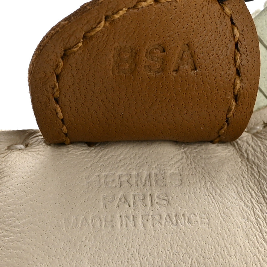 Milo Lambskin Grigri Rodeo Horse Bag Charm PM Craie Vert Fizz Kraft