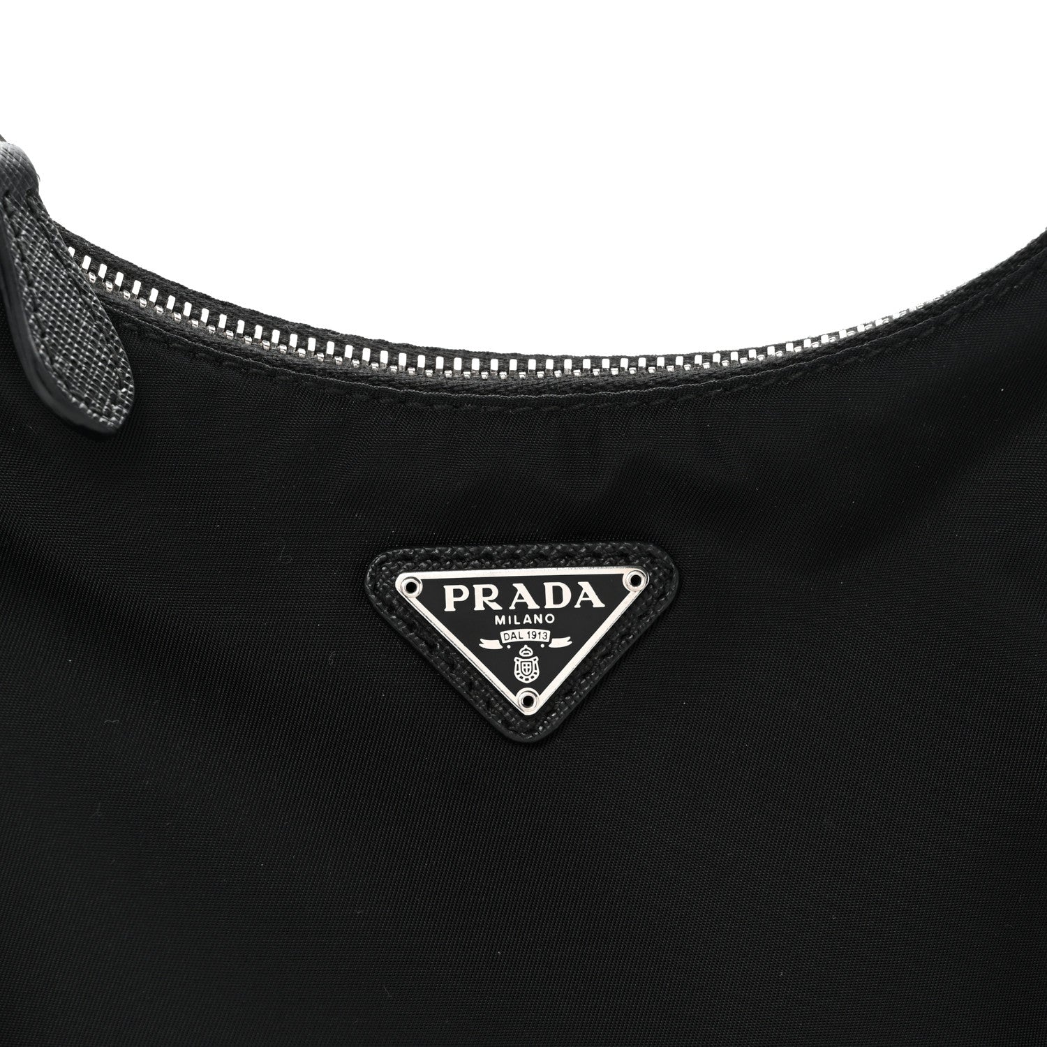 Prada Nylon Re-Edition 2005 Shoulder Bag Black 8 of 10